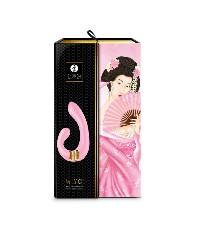 Shunga MIYO G-Spot Vibrator Lichtroze – Meervoudig Genot en Onweerstaanbaar Plezier