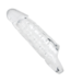 XR Brands Clear Penis Sleeve - Extra Length, Girth & Comfort With Grip Strap
