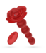 Crushious Rosaline 19 cm – Rotierender Anal-Rosenstecker mit Fernbedienung