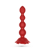 Crushious Rosaline 19cm Remote-Controlled Rotating Anal Rose Plug - Red