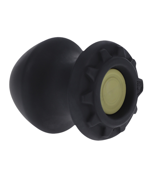 Doc Johnson Kum Keeper Medium Zwart 7,37 cm – Flexibele Plug voor Eenvoudig Gebruik