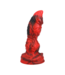 Doc Johnson Verken Buitenlandse Sensaties met de Rood/Zwarte Red Raider - 20,3 cm Silicone