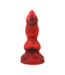 Doc Johnson Verken Buitenlandse Sensaties met de Rood/Zwarte Red Raider - 20,3 cm Silicone