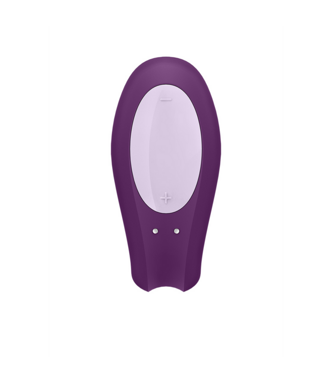 Satisfyer Double Joy Partner-Vibrator Lila – Bluetooth, Wiederaufladbar, Wasserdicht