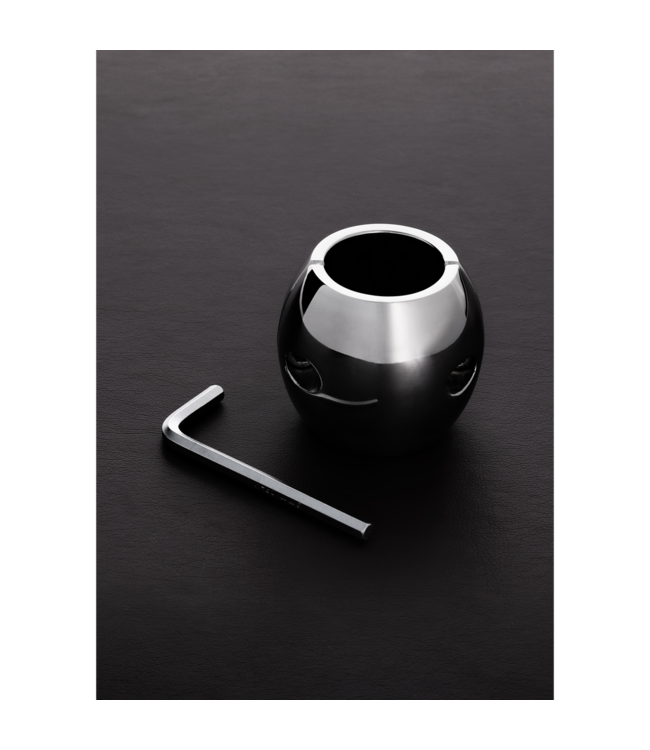 Steel by Shots Stylish Stainless Steel Oval Ball Stretchers 1.4-3.5 cm for Comfort