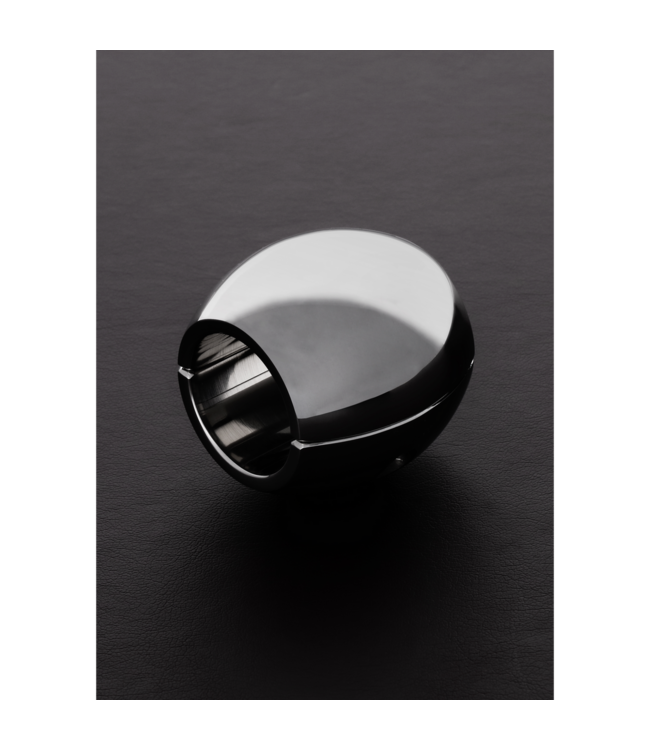 Steel by Shots Stylish Stainless Steel Oval Ball Stretchers 1.4-3.5 cm for Comfort