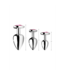 XR Brands Hartvormige Butt Plug Set - 3 Maten voor Stijlvol Anaalplezier!