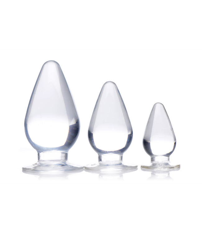 XR Brands Ontdek de Triple Cones Anale Plug Set - 3 Maten voor Plezier & Comfort