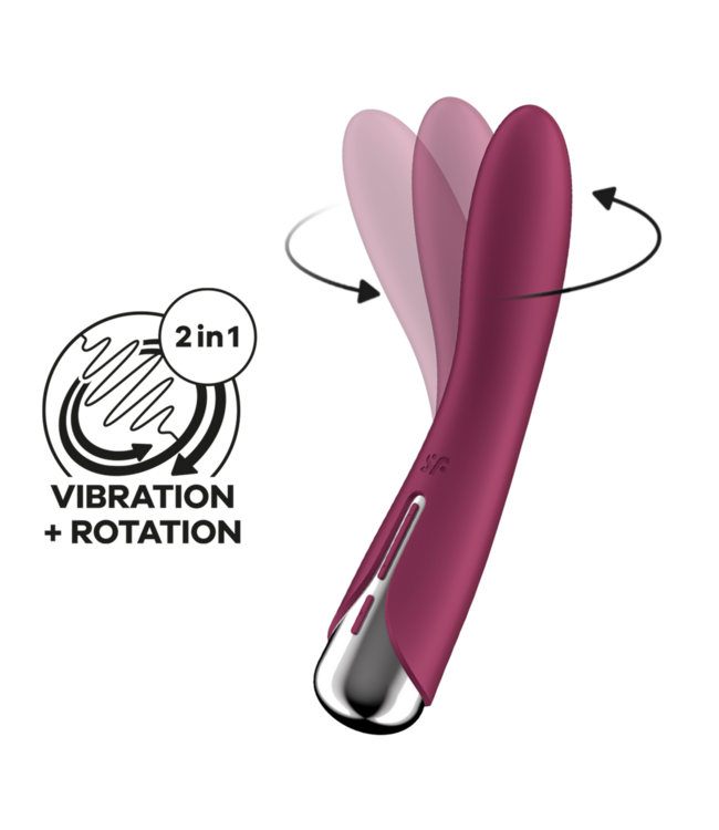 Satisfyer Satisfyer Spinning Vibe 1 – Rotierender G-Punkt-Vibrator in Rot