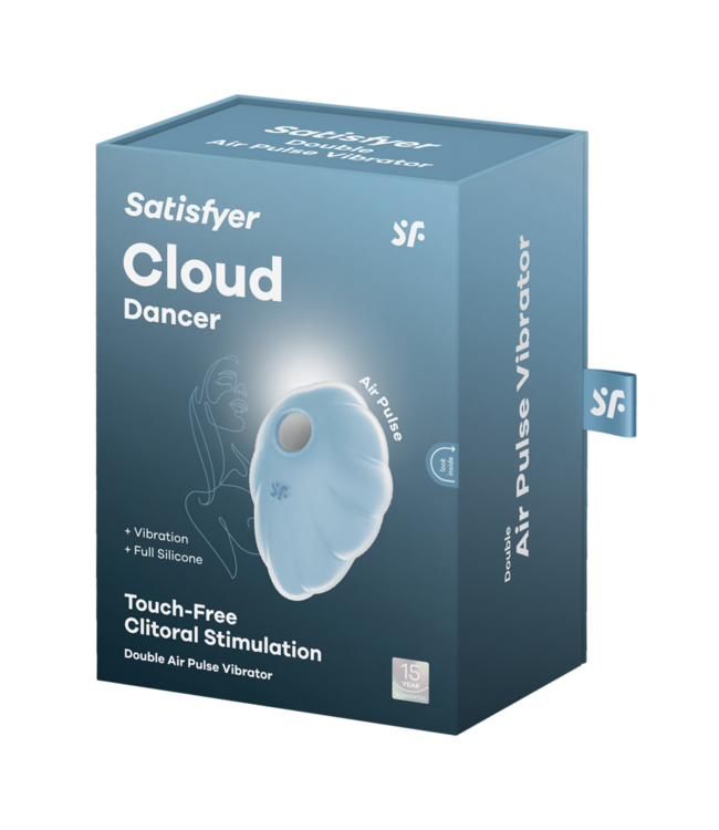 Satisfyer Cloud Dancer Blau | Luxuriöser Silikon-Vibrator mit Air Pulse Technology