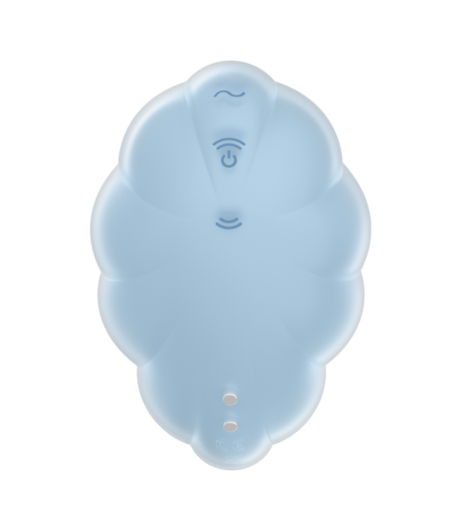 Satisfyer Cloud Dancer Blue | Luxury Silicone Vibrator with Air Pulse Technology