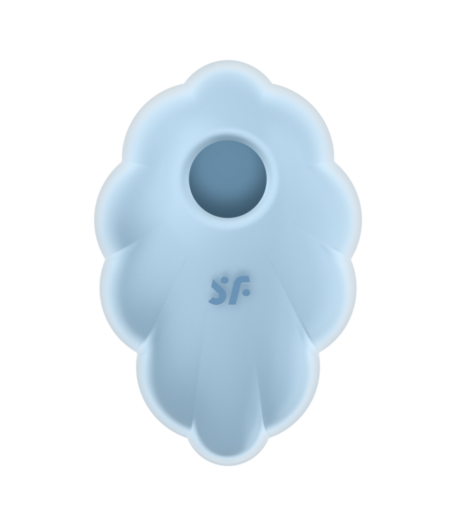 Satisfyer Luxe Blauw Siliconen Vibrator met Air Pulse Technologie voor ultiem genot