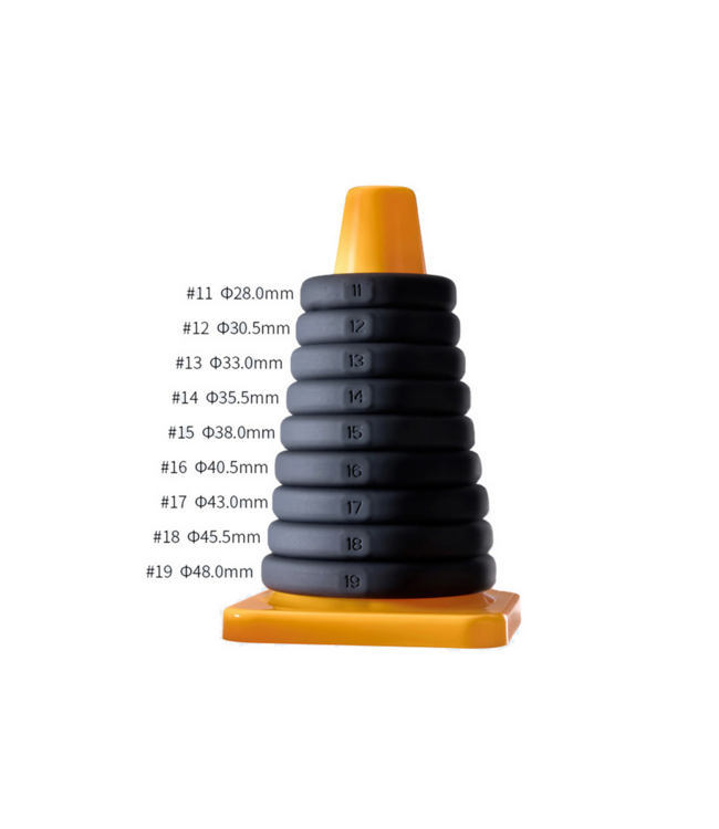 PerfectFitBrand Play Zone Cockring Set – Duurzame Siliconen Ringen voor Perfecte Aansluiting