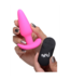 XR Brands Swirled Silicone Butt Plug 9 cm | 21 Vibration Patterns for Ultimate Pleasure
