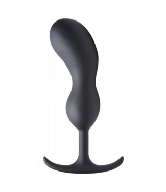 XR Brands Extra Large Premium Silicone Weighted Prostate Plug for Ultimate Comfort