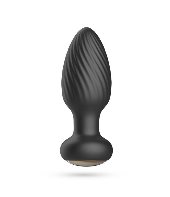 Crushious Twister 6 cm - Oplaadbare Draaibare Anale Plug met 7 Functies en Afstandsbediening