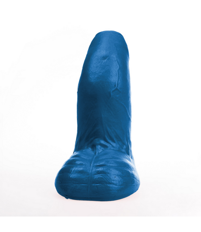 Fuck & Fist BURI M Realistische Dildo met Zuignap - Gebogen PVC voor Anaal Genot - Blauw