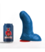Fuck & Fist BURI M – Realistischer gebogener Dildo mit Saugnapf – Blau 17 cm