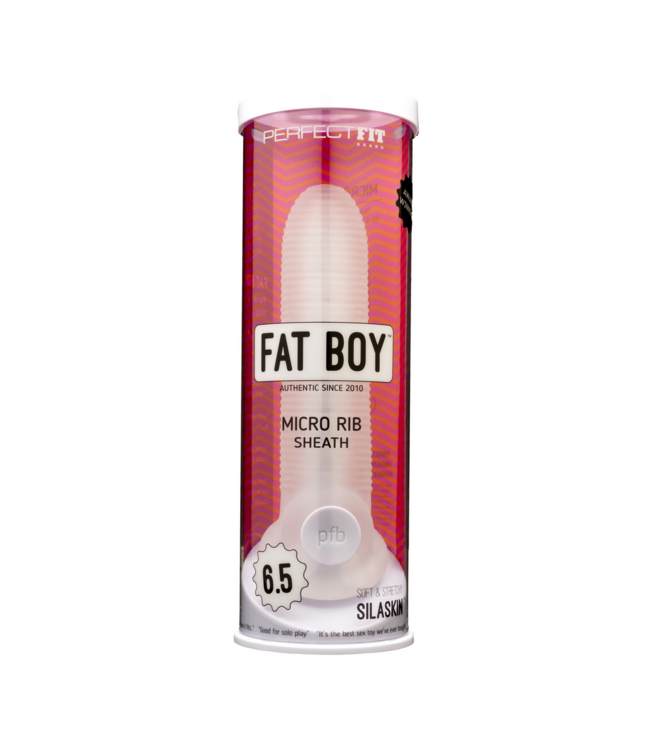 PerfectFitBrand Fat Boy™ Micro Rib Sheath – 16,5 cm für intensives Vergnügen und Komfort