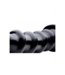 XR Brands Screw 31,8 cm – Flexibler, strukturiert schwarzer Dildo für intensives Vergnügen