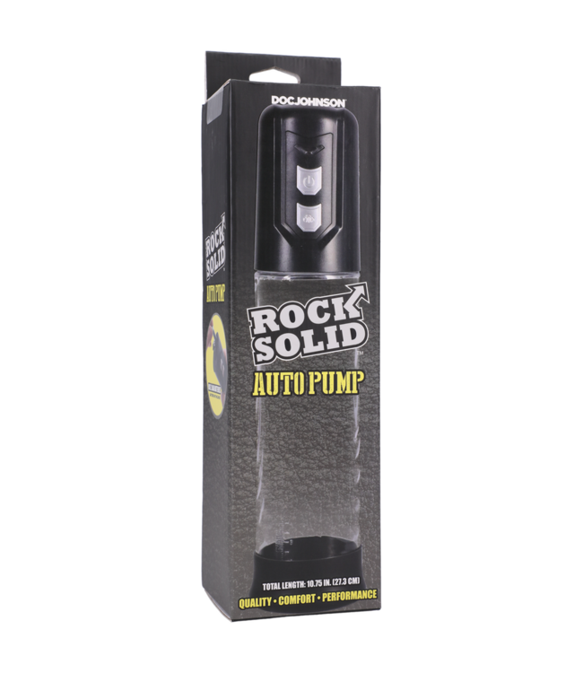 Doc Johnson Ultimate Rock Solid Auto Pomp – Voor Indrukwekkende Erecties en Prestaties!