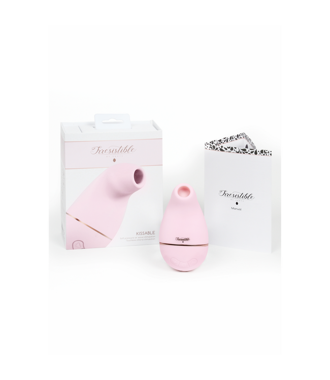 Irresistible Kissable Suction Clitoral Vibrator - 11 Intensity Levels, Waterproof