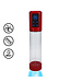 Pumped MegaLift Auto Waterproof Penis Pump - Metallic Red for Powerful Results