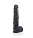 RealRock RealRock Extra Large Dildo met Ballen 33 cm - Zwart voor Intense Stimulatie