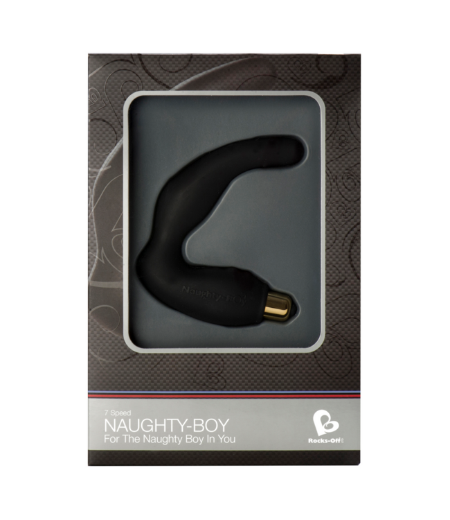 Rocks-Off Naughty Boy Prostaat Massager – Luxe 7-Snelheden voor Ongeëvenaard Genot