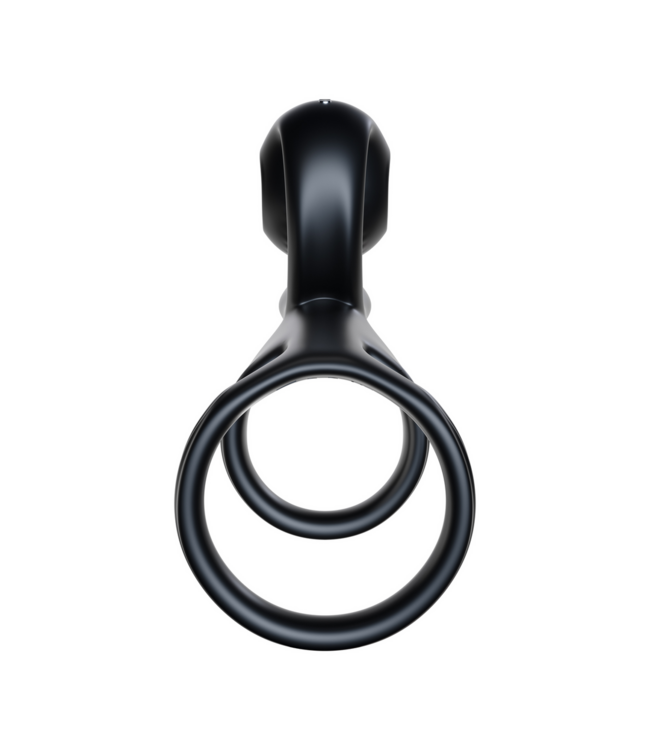 Snail Vibe SVibe JOVI Dubbele Koppelringstimulator Zwart | 5 Snelheden en Afstandsbediening