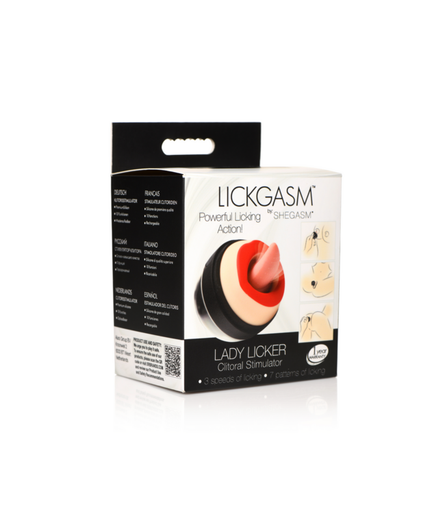 XR Brands Lady Licker Clitoral Stimulator - Ultimate Silky Oral Pleasure