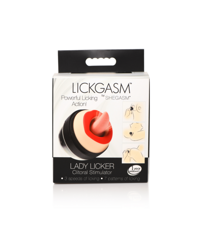 XR Brands Lady Licker Clitoral Stimulator - Ultimate Silky Oral Pleasure