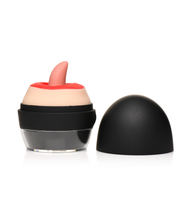XR Brands Zachte Roze Tong Stimulator - Intens Genot met Premium Silicone