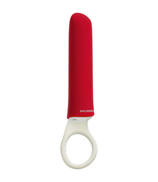 Doc Johnson iPlease Mini-Vibrator: Kraftvoll, leise, kompakt und rot - 20 Muster