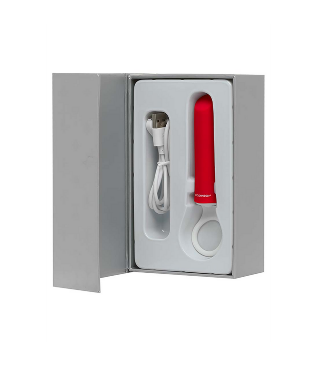 Doc Johnson iPlease Mini-Vibrator: Kraftvoll, leise, kompakt und rot - 20 Muster