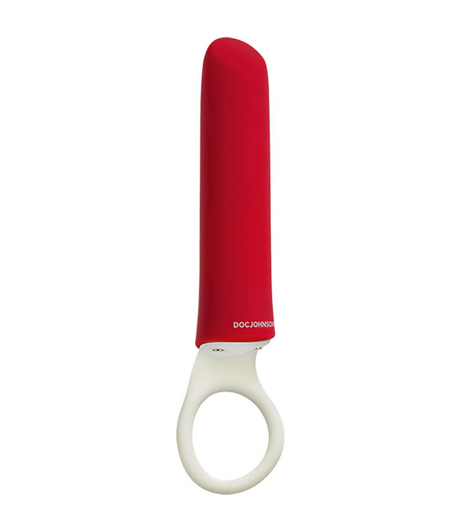 Doc Johnson iPlease Mini-Vibrator: Kraftvoll, leise, kompakt und rot - 20 Muster