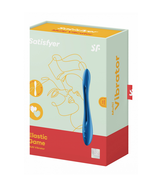 Satisfyer Elastic Game Dark Blue: Versatile Multi-Vibrator & Massager