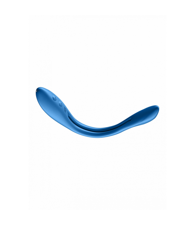 Satisfyer Elastic Game Donkerblauw | 14-in-1 Multifunctionele Multivibrator voor Iedereen