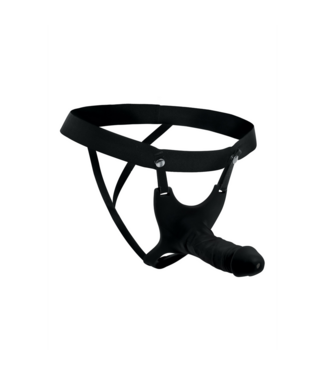XR Brands Holle Siliconen Dildo Strap-On 26 cm – Verbreed en Verleng je Genot!