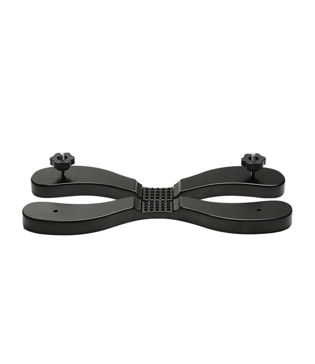 XR Brands Elegant Zwart Gespijkerde Houten Humbler – Maximale Discipline en Comfort