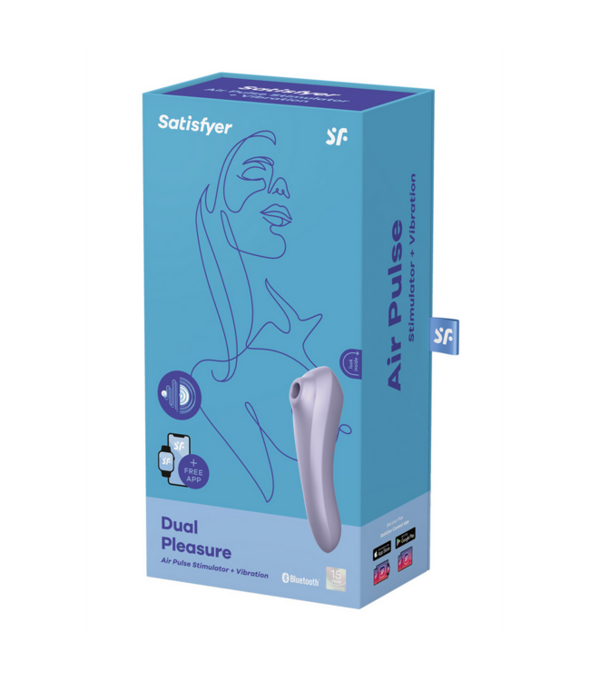 Satisfyer Satisfyer Dual Pleasure Mauve: Bluetooth G-Spot & Clitoral Vibrator
