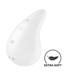 Satisfyer Dew Drop Waterproof Lay-on Vibrator - 12 Vibration Modes, USB Rechargeable