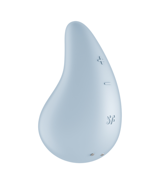 Satisfyer Dew Drop Lay-on Vibrator Blau | 12 Vibrationen & wasserdichtes Vergnügen