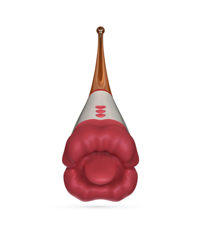 Crushious Jagger Rood - Multifunctionele Dubbele Stimulator met 10 Vibratiestanden