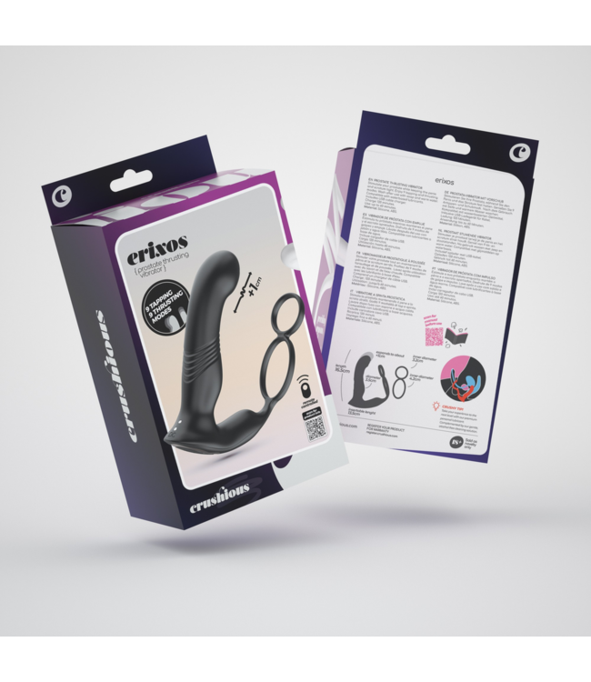 Crushious Erixos Prostaatmassager met 9 Vibraties | Draadloos & Waterdicht Genot