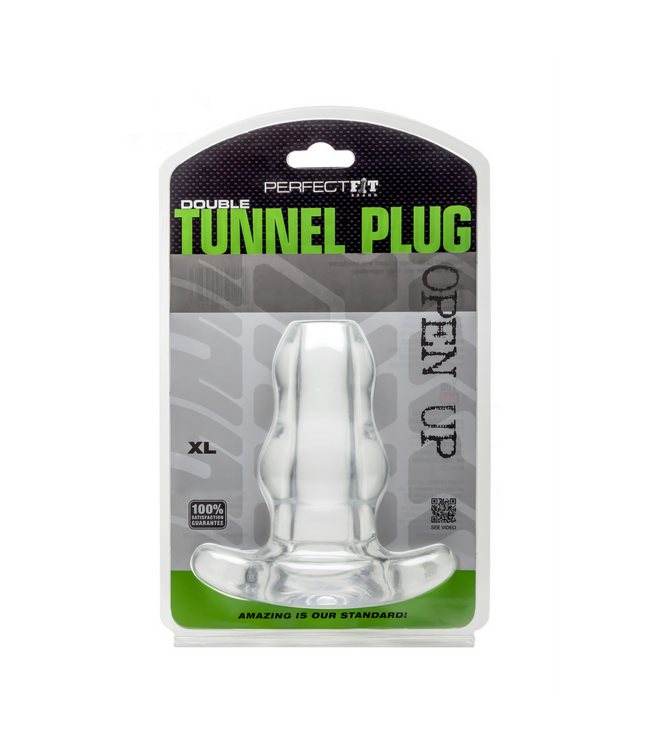 PerfectFitBrand Double Tunnel XL Plug - Innovative, Safe Fun for Advanced Play