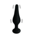 XR Brands Silicone Remote-Controlled Anal Plug - 14.6 cm Vibrating Pleasure