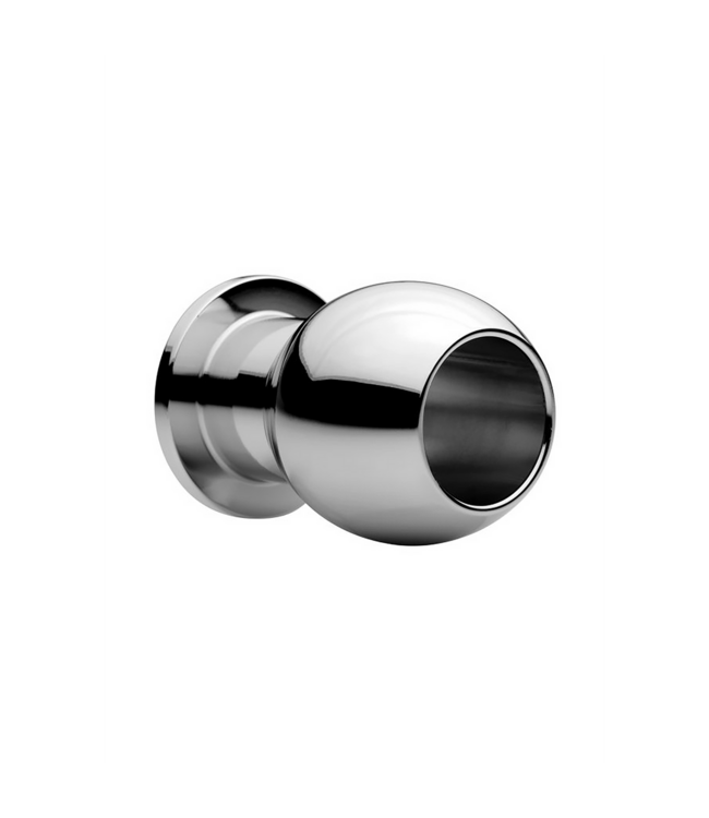 XR Brands Intense Hollow Anal Dilator 4.9 cm - Stylish Nickel-Free Aluminium