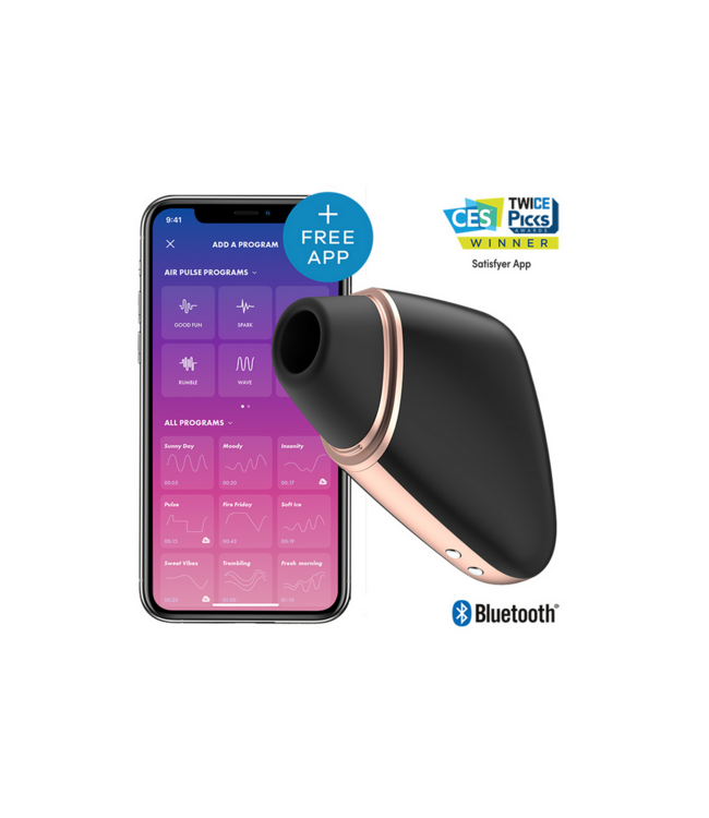 Satisfyer Love Triangle Satisfyer – Discreet met Krachtige Luchtpulsen en Trillingen