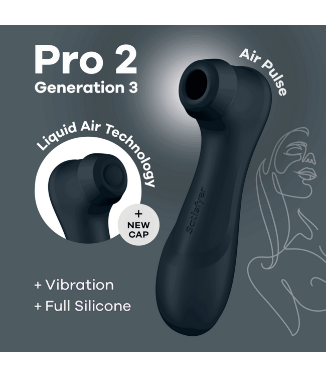 Satisfyer Satisfyer Pro 2 Gen 3 - Luxe Dubbele Luchtpuls Vibrator met App & 23 Instellingen